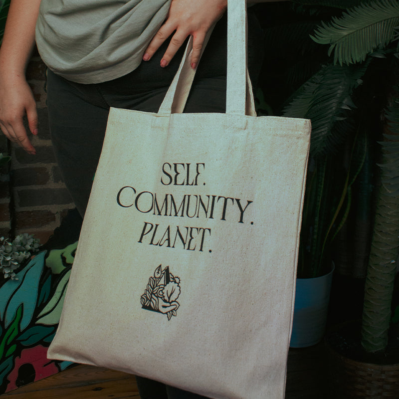 Self.Community.Planet Tote Bag